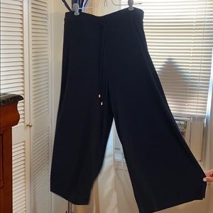 Navy Blue Flowy Pants